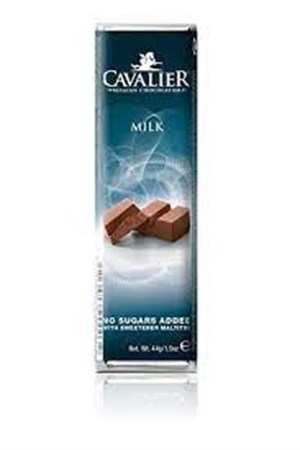 Cavalier Şekersiz Çikolata 44 Gr-Sütlü(Tablet)