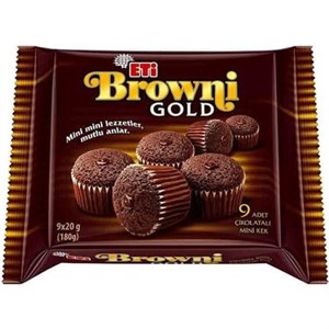 Eti Browni Gold Mini Kakaolu Kek 180 Gr