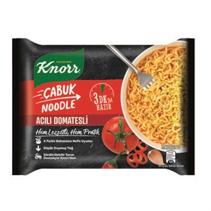 Knorr Çabuk Noodle 67 Gr-Acılı Domates