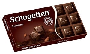 SCHOGETTEN DARK CHOCOLATE 100GR
