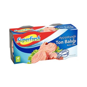 Superton Ton Balığı Ayçiçekyağlı 2*160 Gr