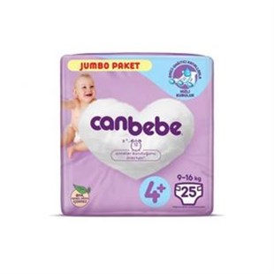 Canbebe Bebek Bezi Jumbo Paket Maxi Plus 25li