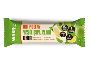 Waspco Meyve Bar 35 Gr-Yeşil Çay&Elma&Chia